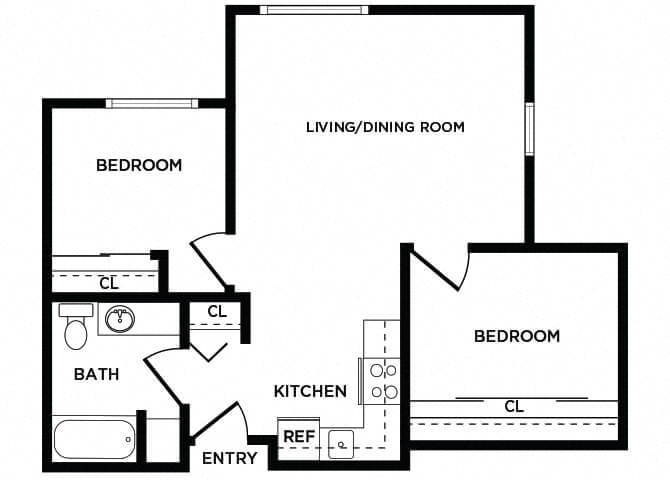 Suite A Floorplan